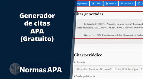 convertidor de links a normas apa|Generador de citas gratuito